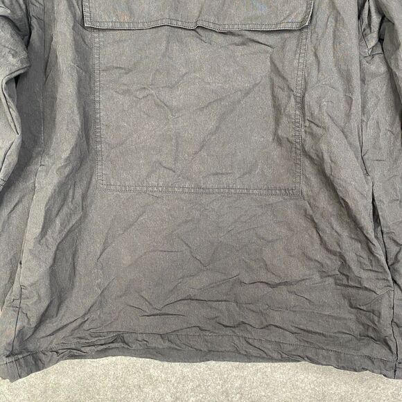 Oak + Fort Boxy Jacket Coat Cotton Nylon Adult Small Black Utility Cargo - Picture 3 of 10